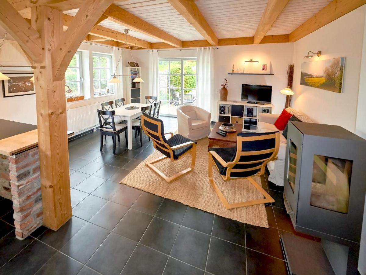Fachwerkhaeuser Seedorf - Haushaelfte "Sophie Charlott" Mit Kamin Und Terrasse Extérieur photo