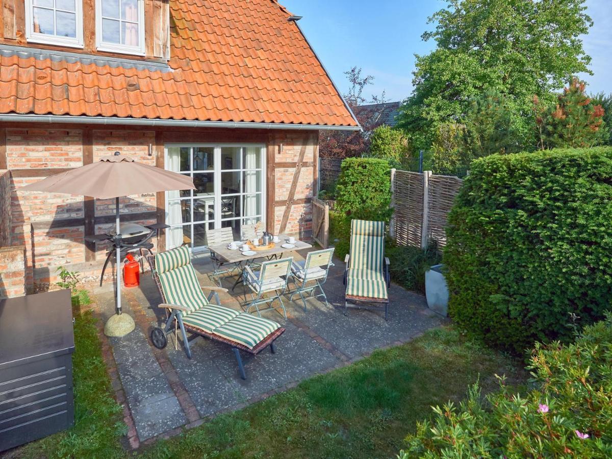 Fachwerkhaeuser Seedorf - Haushaelfte "Sophie Charlott" Mit Kamin Und Terrasse Extérieur photo