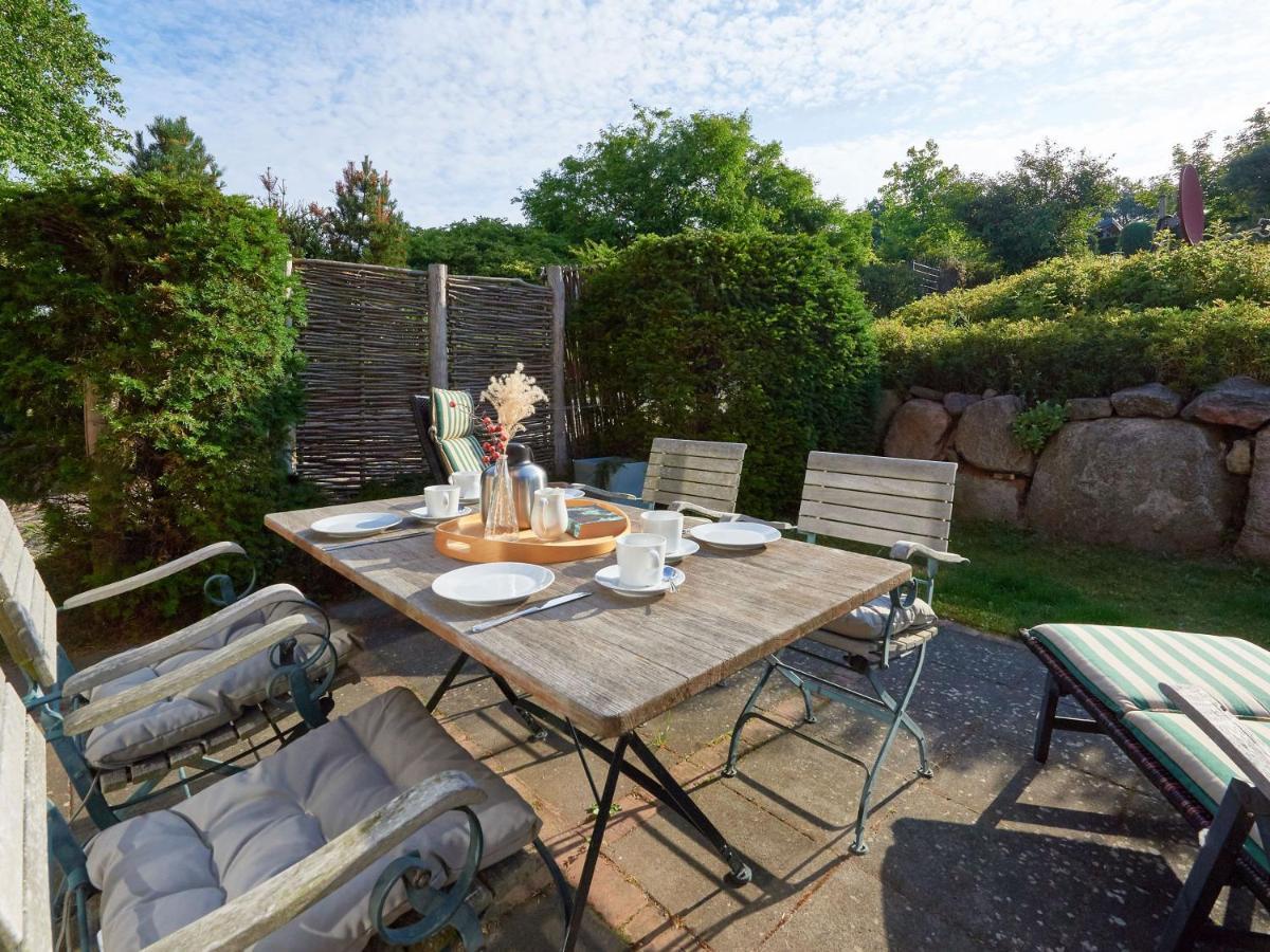 Fachwerkhaeuser Seedorf - Haushaelfte "Sophie Charlott" Mit Kamin Und Terrasse Extérieur photo