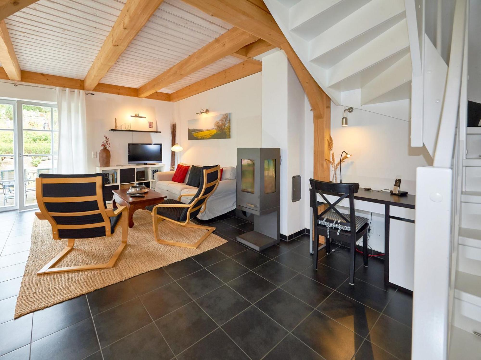 Fachwerkhaeuser Seedorf - Haushaelfte "Sophie Charlott" Mit Kamin Und Terrasse Extérieur photo