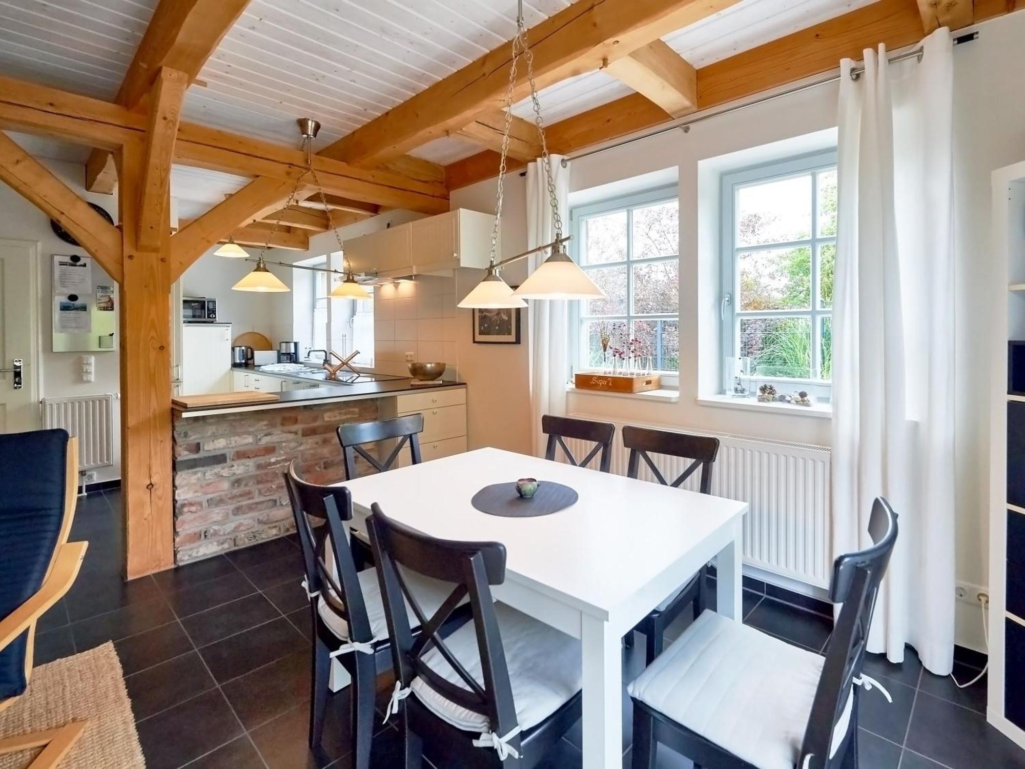 Fachwerkhaeuser Seedorf - Haushaelfte "Sophie Charlott" Mit Kamin Und Terrasse Extérieur photo